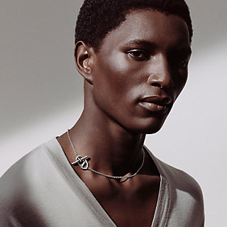 Collier Chaîne d'ancre Punk | Hermès France